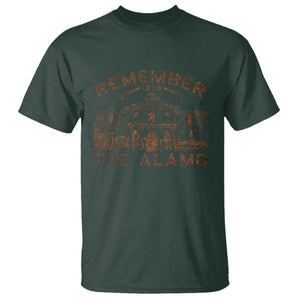 Remember The Alamo T Shirt Texas Souvenir History San Antonio Pride TS10 Dark Forest Green Print Your Wear