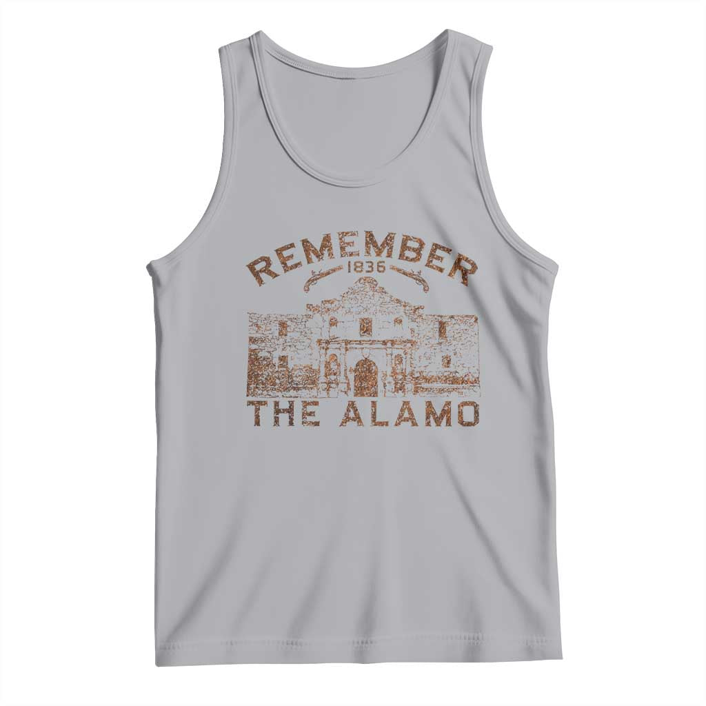 Remember The Alamo Tank Top Texas Souvenir History San Antonio Pride TS10 Athletic Heather Print Your Wear