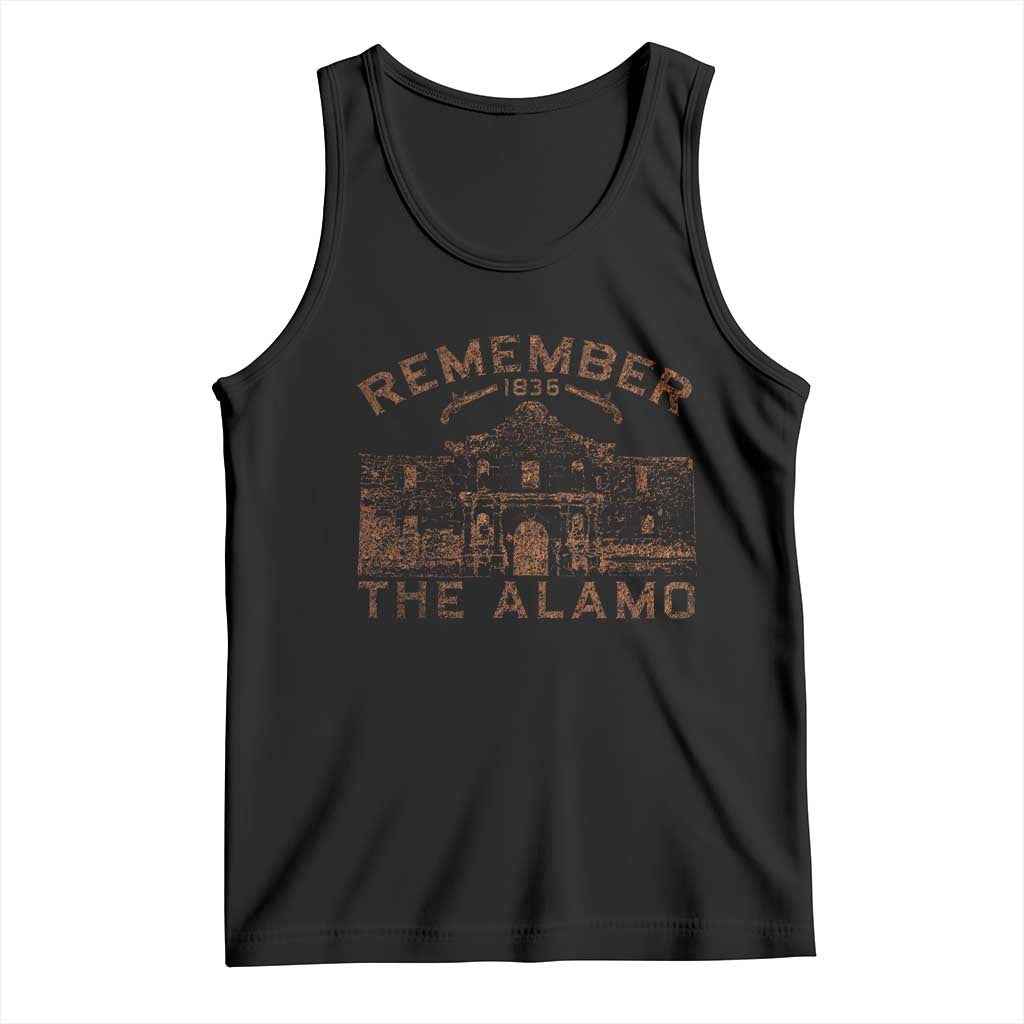 Remember The Alamo Tank Top Texas Souvenir History San Antonio Pride TS10 Black Print Your Wear