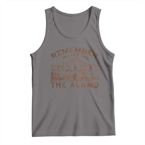 Remember The Alamo Tank Top Texas Souvenir History San Antonio Pride TS10 Deep Heather Print Your Wear