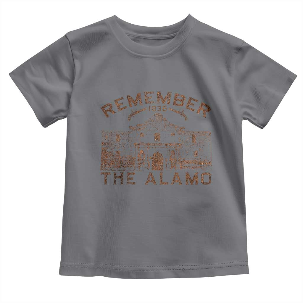Remember The Alamo Toddler T Shirt Texas Souvenir History San Antonio Pride TS10 Charcoal Print Your Wear