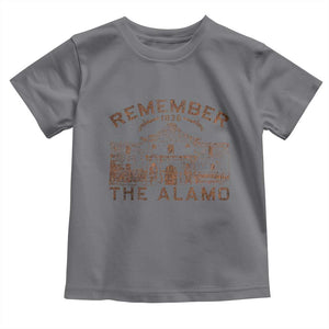 Remember The Alamo Toddler T Shirt Texas Souvenir History San Antonio Pride TS10 Charcoal Print Your Wear