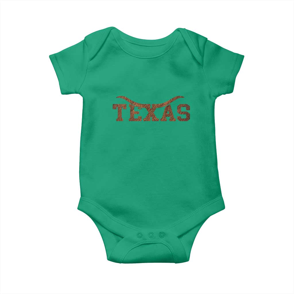 Texas Cowboys Baby Onesie Retro Western American TS10 Irish Green Print Your Wear