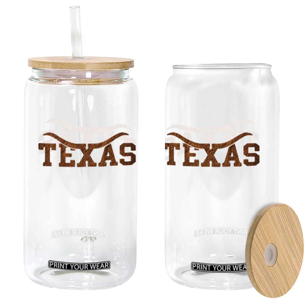 Texas Cowboys Glass Can Retro Western American TS10 Print Your Wear