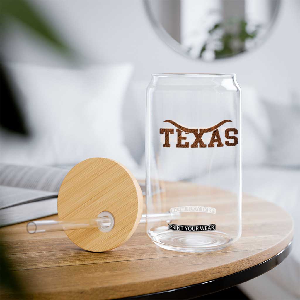 Texas Cowboys Glass Can Retro Western American TS10 Print Your Wear