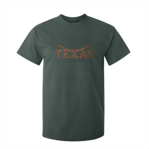Texas Cowboys T Shirt For Kid Retro Western American TS10 Dark Forest Green Print Your Wear