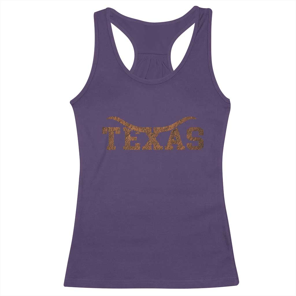 Texas Cowboys Racerback Tank Top Retro Western American TS10 Purple Print Your Wear