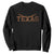 Texas Cowboys Sweatshirt Retro Western American TS10 Black Print Your Wear