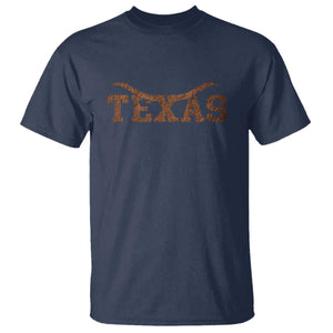 Texas Cowboys T Shirt Retro Western American TS10 Navy Print Your Wear