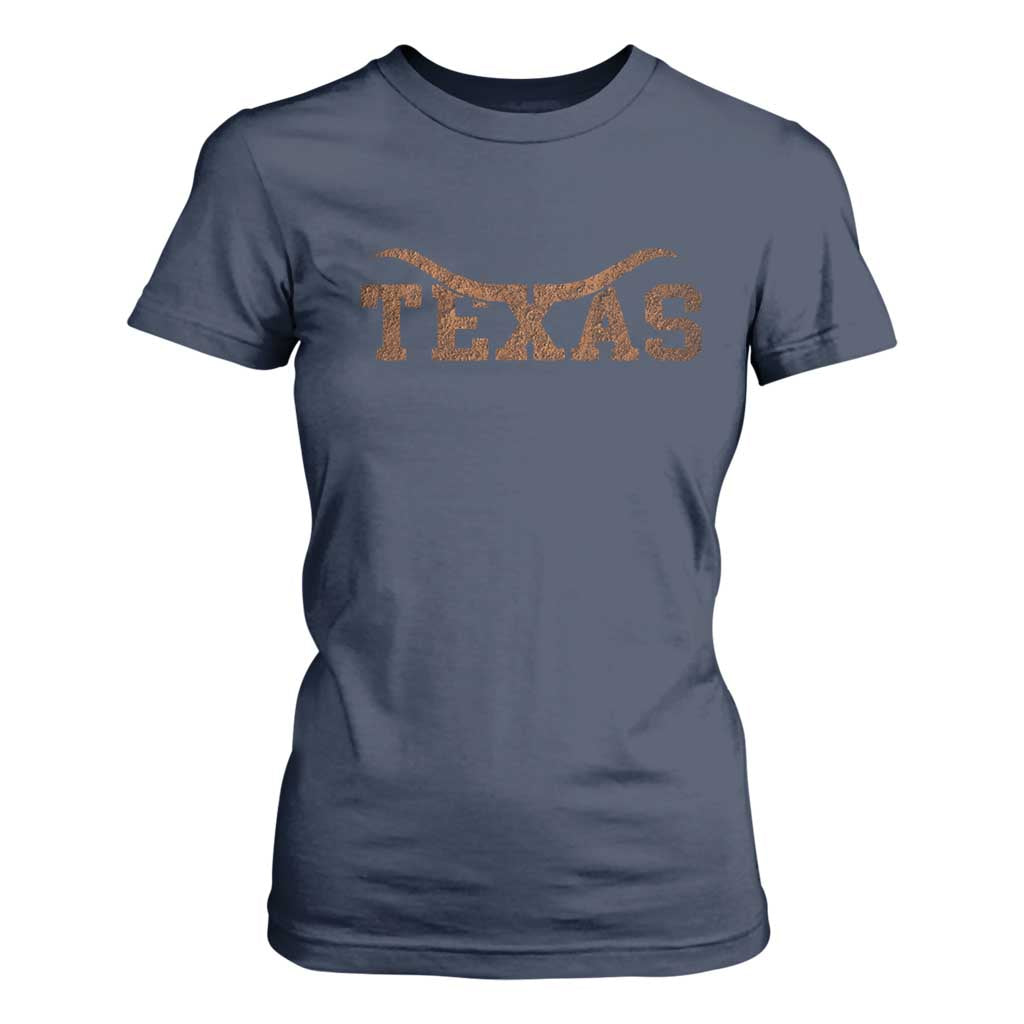 Texas Cowboys T Shirt For Women Retro Western American TS10 Navy Print Your Wear