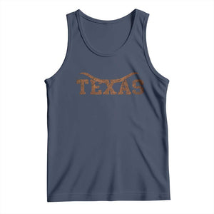 Texas Cowboys Tank Top Retro Western American TS10 Navy Print Your Wear