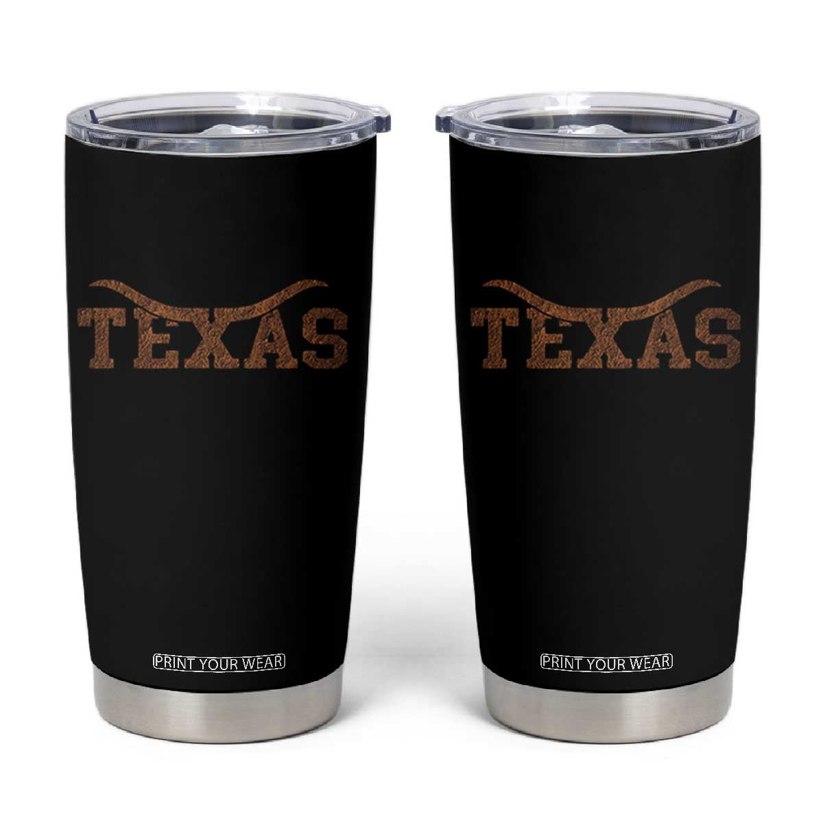 Texas Cowboys Tumbler Cup Retro Western American TS10 Black Print Your Wear