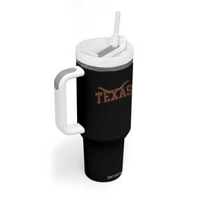 Texas Cowboys Tumbler With Handle Retro Western American TS10 Print Your Wear