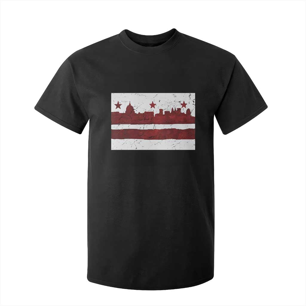Washington DC Flag T Shirt For Kid TS10 Black Print Your Wear
