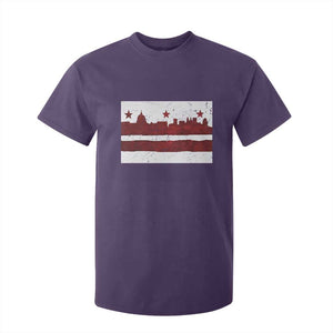 Washington DC Flag T Shirt For Kid TS10 Purple Print Your Wear