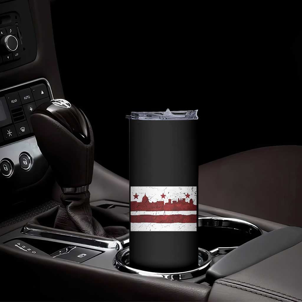 Washington DC Flag Skinny Tumbler TS10 Print Your Wear