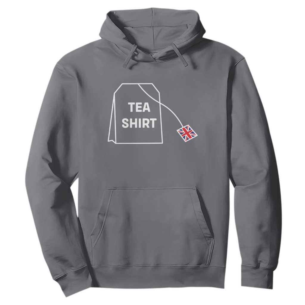 I Love English Tea UK Flag Hoodie Vintage British Humor TS10 Charcoal Print Your Wear
