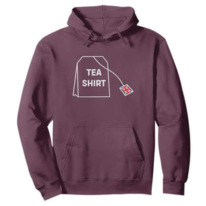 I Love English Tea UK Flag Hoodie Vintage British Humor TS10 Maroon Print Your Wear