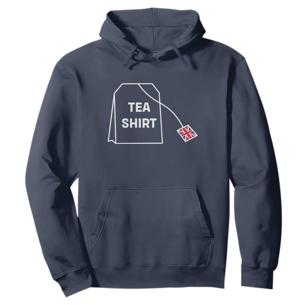 I Love English Tea UK Flag Hoodie Vintage British Humor TS10 Navy Print Your Wear