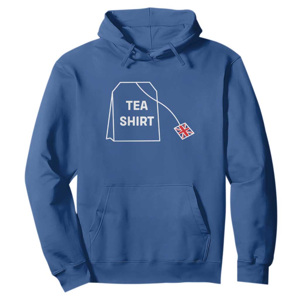I Love English Tea UK Flag Hoodie Vintage British Humor TS10 Royal Blue Print Your Wear