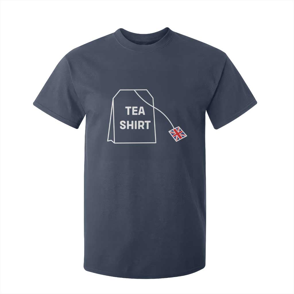 I Love English Tea UK Flag T Shirt For Kid Vintage British Humor TS10 Navy Print Your Wear