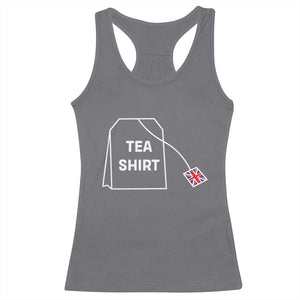 I Love English Tea UK Flag Racerback Tank Top Vintage British Humor TS10 Charcoal Print Your Wear