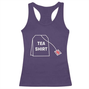 I Love English Tea UK Flag Racerback Tank Top Vintage British Humor TS10 Purple Print Your Wear