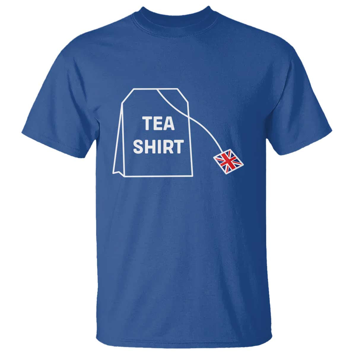 I Love English Tea UK Flag T Shirt Vintage British Humor TS10 Royal Blue Print Your Wear