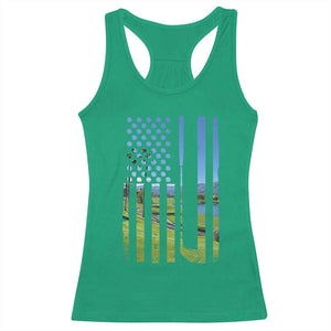 American Flag Golf Racerback Tank Top Golfer Funny Golf Club Golfing TS10 Irish Green Print Your Wear