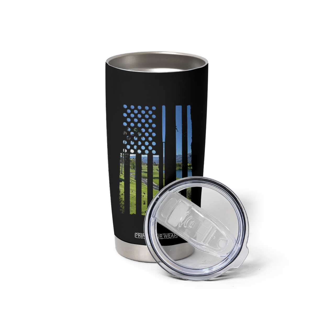 American Flag Golf Tumbler Cup Golfer Funny Golf Club Golfing TS10 Print Your Wear