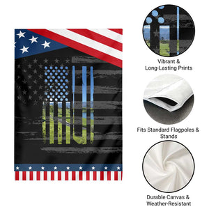 American Flag Golf Garden Flag Golfer Funny Golf Club Golfing TS10 Print Your Wear