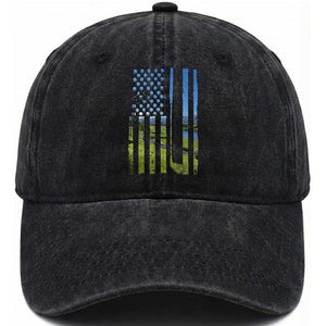 American Flag Golf Washed Cotton Baseball Cap Golfer Funny Golf Club Golfing TS10 Print Your Wear