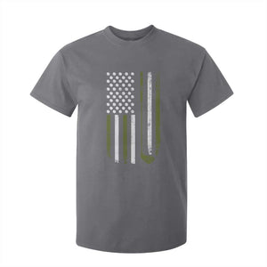 Retro American Flag Golf T Shirt For Kid Golfer Funny Golf Club Golfing TS10 Charcoal Print Your Wear