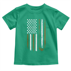 Retro American Flag Golf Toddler T Shirt Golfer Funny Golf Club Golfing TS10 Irish Green Print Your Wear