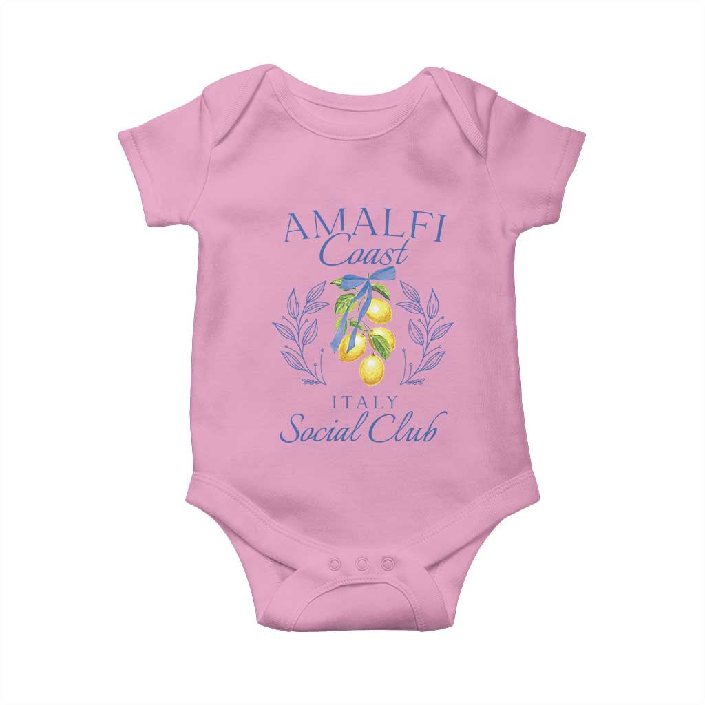 Amalfi Coast Baby Onesie Sorrento Italy Vacation Gift TS10 Light Pink Print Your Wear