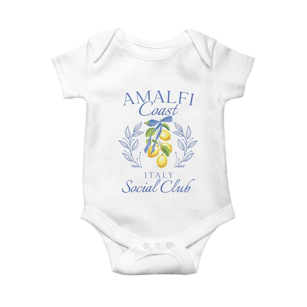 Amalfi Coast Baby Onesie Sorrento Italy Vacation Gift TS10 White Print Your Wear