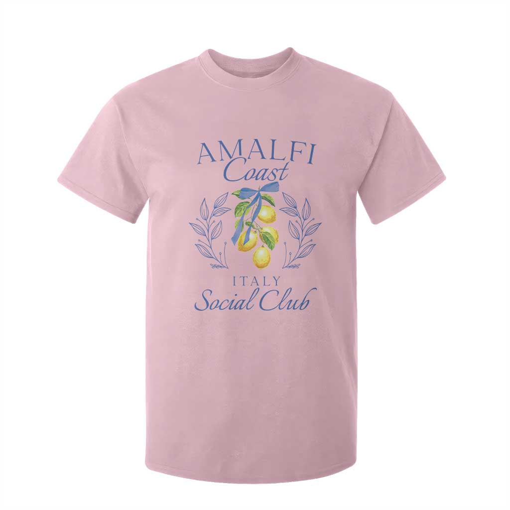 Amalfi Coast T Shirt For Kid Sorrento Italy Vacation Gift TS10 Light Pink Print Your Wear