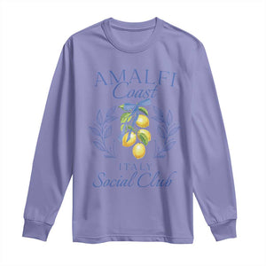 Amalfi Coast Long Sleeve Shirt Sorrento Italy Vacation Gift TS10 Violet Print Your Wear