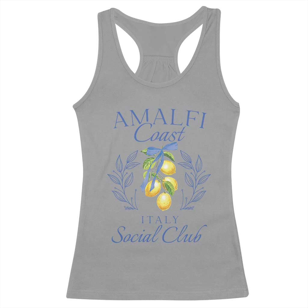 Amalfi Coast Racerback Tank Top Sorrento Italy Vacation Gift TS10 Sport Gray Print Your Wear