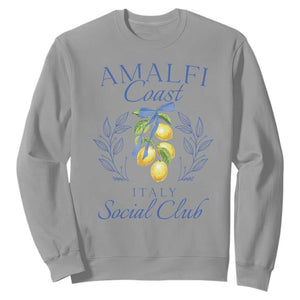 Amalfi Coast Sweatshirt Sorrento Italy Vacation Gift TS10 Sport Gray Print Your Wear