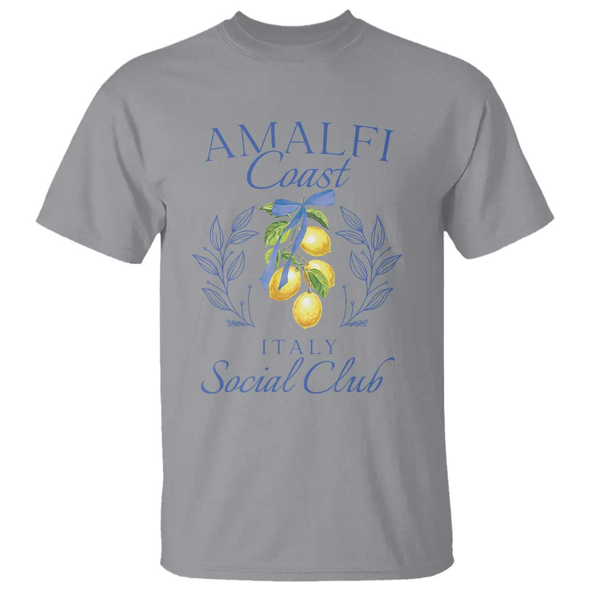Amalfi Coast T Shirt Sorrento Italy Vacation Gift TS10 Sport Gray Print Your Wear