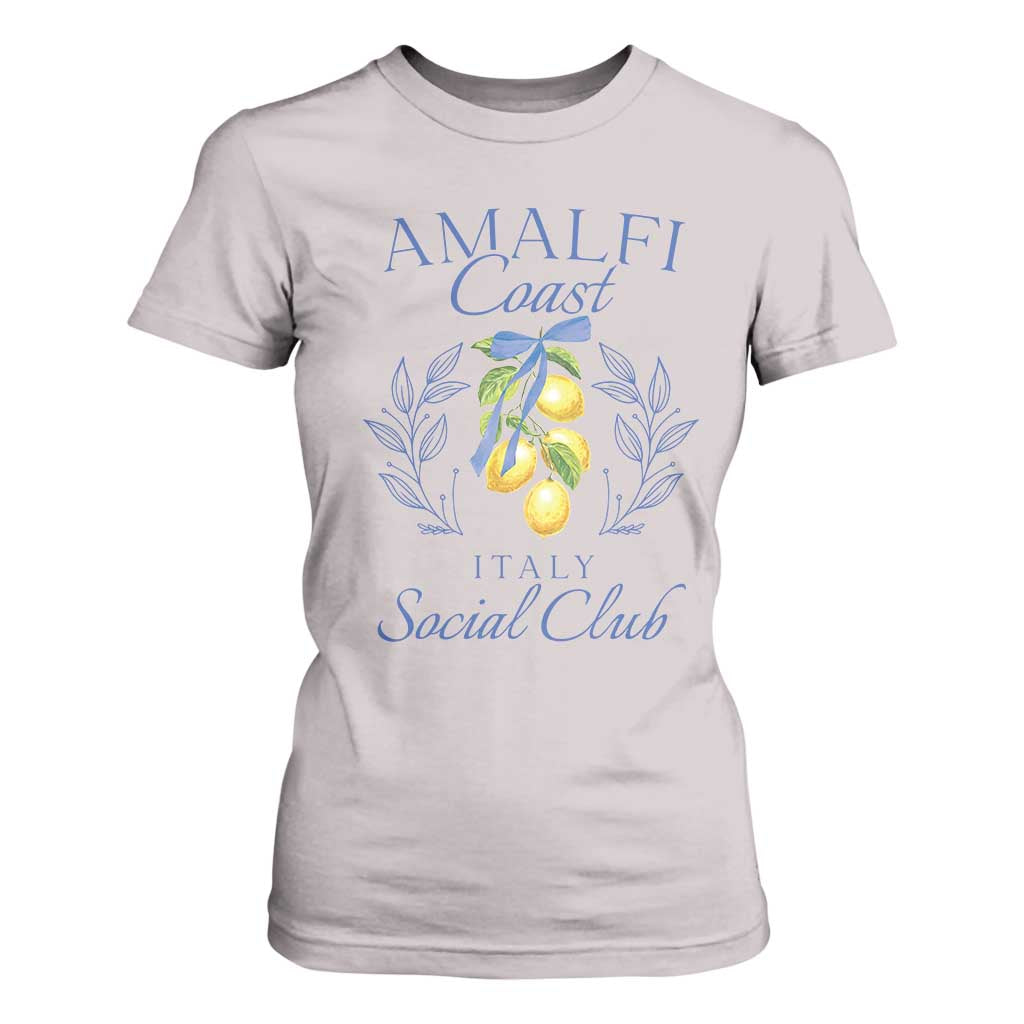 Amalfi Coast T Shirt For Women Sorrento Italy Vacation Gift TS10 Ice Gray Print Your Wear