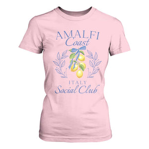 Amalfi Coast T Shirt For Women Sorrento Italy Vacation Gift TS10 Light Pink Print Your Wear