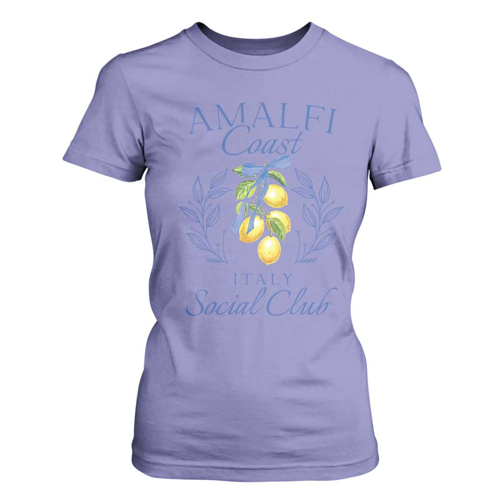 Amalfi Coast T Shirt For Women Sorrento Italy Vacation Gift TS10 Violet Print Your Wear