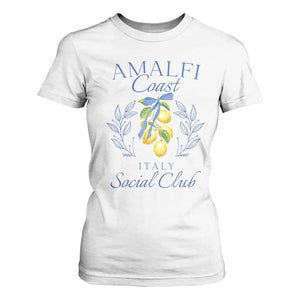Amalfi Coast T Shirt For Women Sorrento Italy Vacation Gift TS10 White Print Your Wear