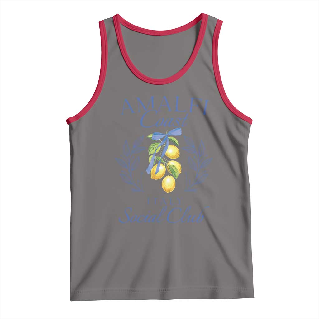 Amalfi Coast Tank Top Sorrento Italy Vacation Gift TS10 Deep Heather Red Print Your Wear