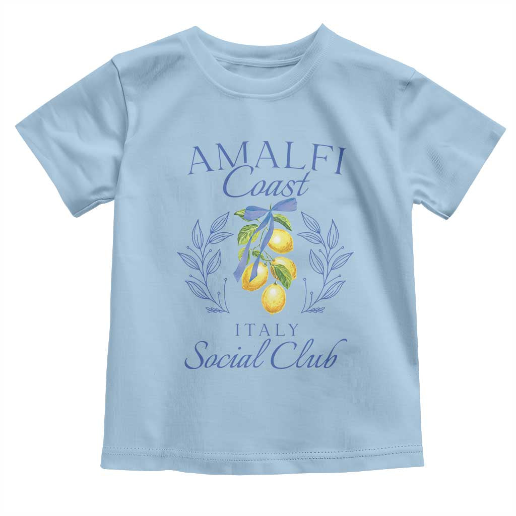 Amalfi Coast Toddler T Shirt Sorrento Italy Vacation Gift TS10 Light Blue Print Your Wear