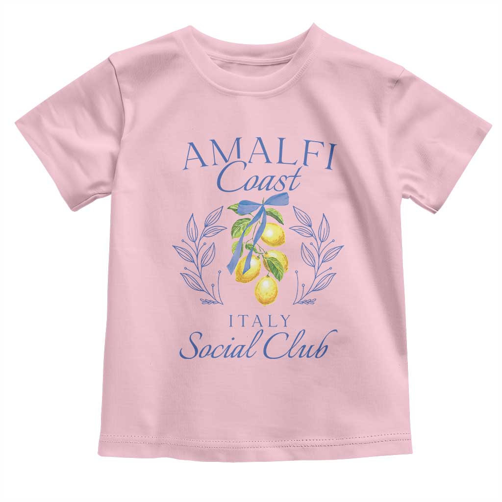 Amalfi Coast Toddler T Shirt Sorrento Italy Vacation Gift TS10 Light Pink Print Your Wear