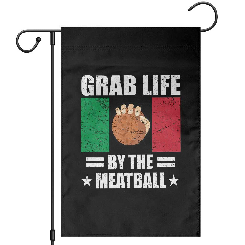 Funny Meatball Garden Flag Italian Food Italy Flag TS10 Black Print Your Wear