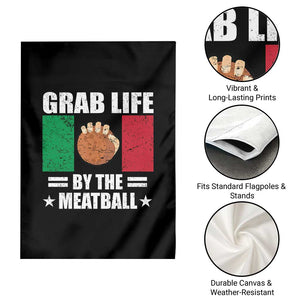 Funny Meatball Garden Flag Italian Food Italy Flag TS10 Print Your Wear